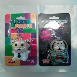Dr Simi Pillbox Keychain - Dr Simi and Simi Astronaut